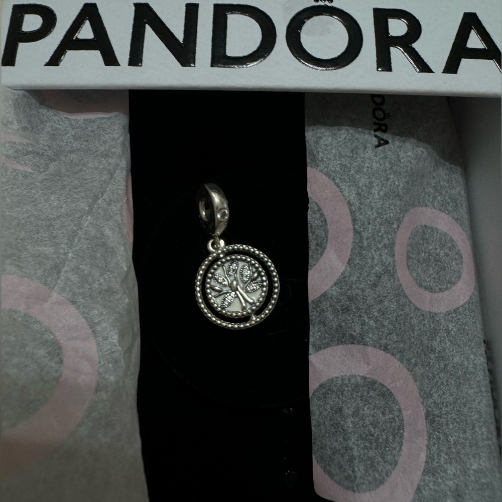Pandora Spinning Family Tree Dangle Charm